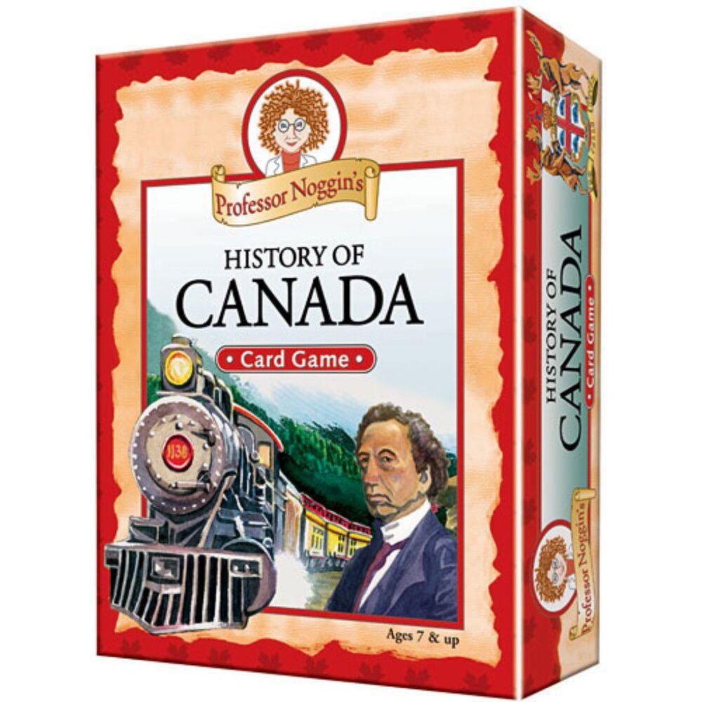 3/$55❤️new sealed Professor Noggin’s History of Canada Card Game Kids Trivia